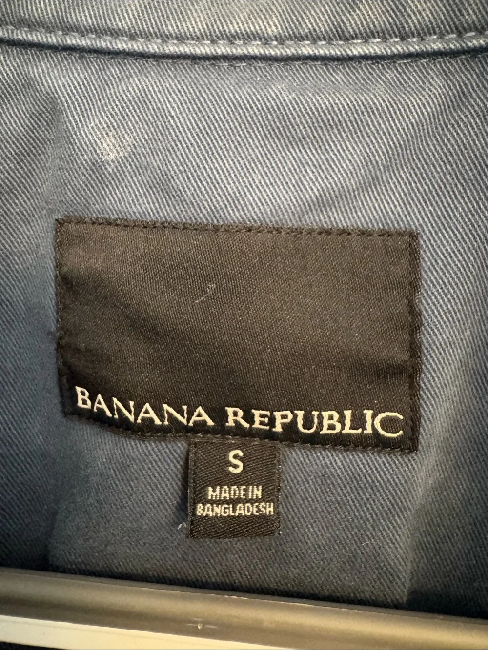 Banana Republic Men's Twill Blue Trucker’s Jacket size S